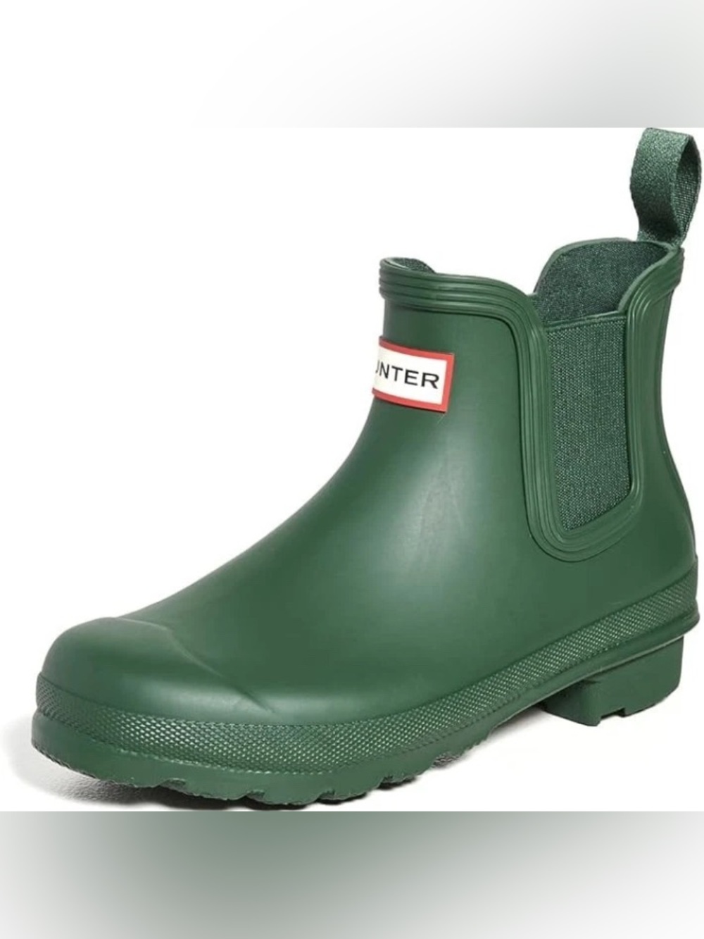 Hunter Women’s Size 7 Original Chelsea Rain Boots, Hunter Green, In Original Box
